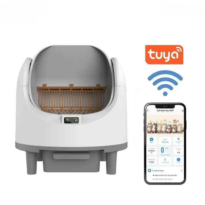 Smart Cat Toilet: App-Controlled, Self-Cleaning & Odor