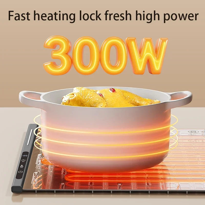 Modern Hostess Smart Electric Warming Tray: Portable, Fast-Heating Food Mat