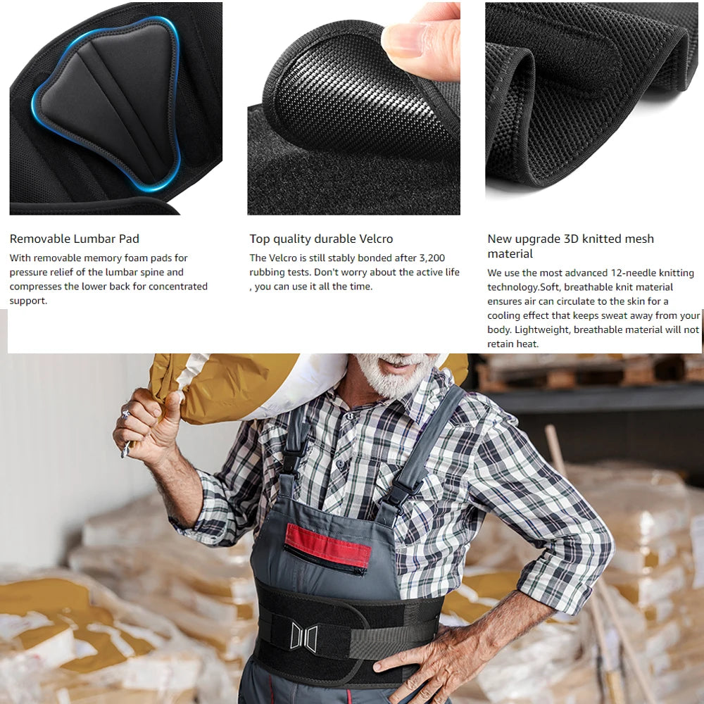 Sciatica & Herniated Disc Relief Belt – Premium Lumbar Back Support