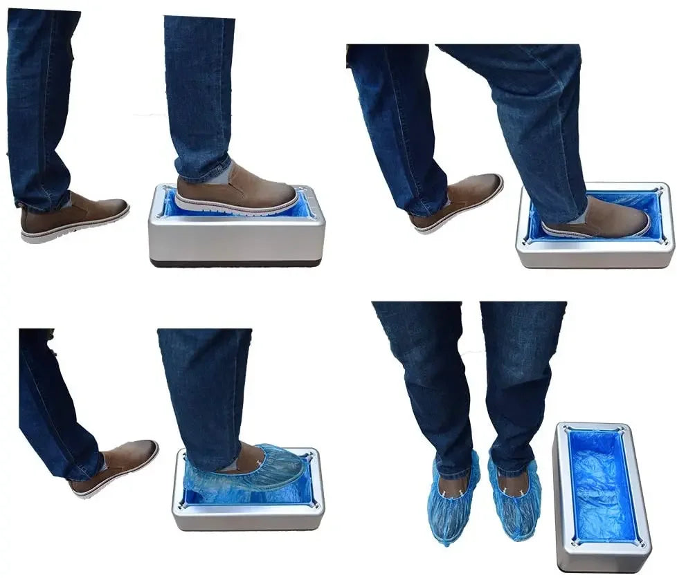 SmartStep Automatic Shoe Cover Machine: Portable & Hands-Free Protection