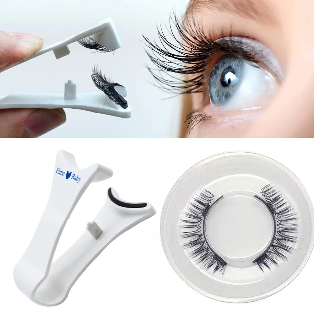 The 5-Second Lash Master: Magnetic Tweezer & Curler for 3D Mink Lashes