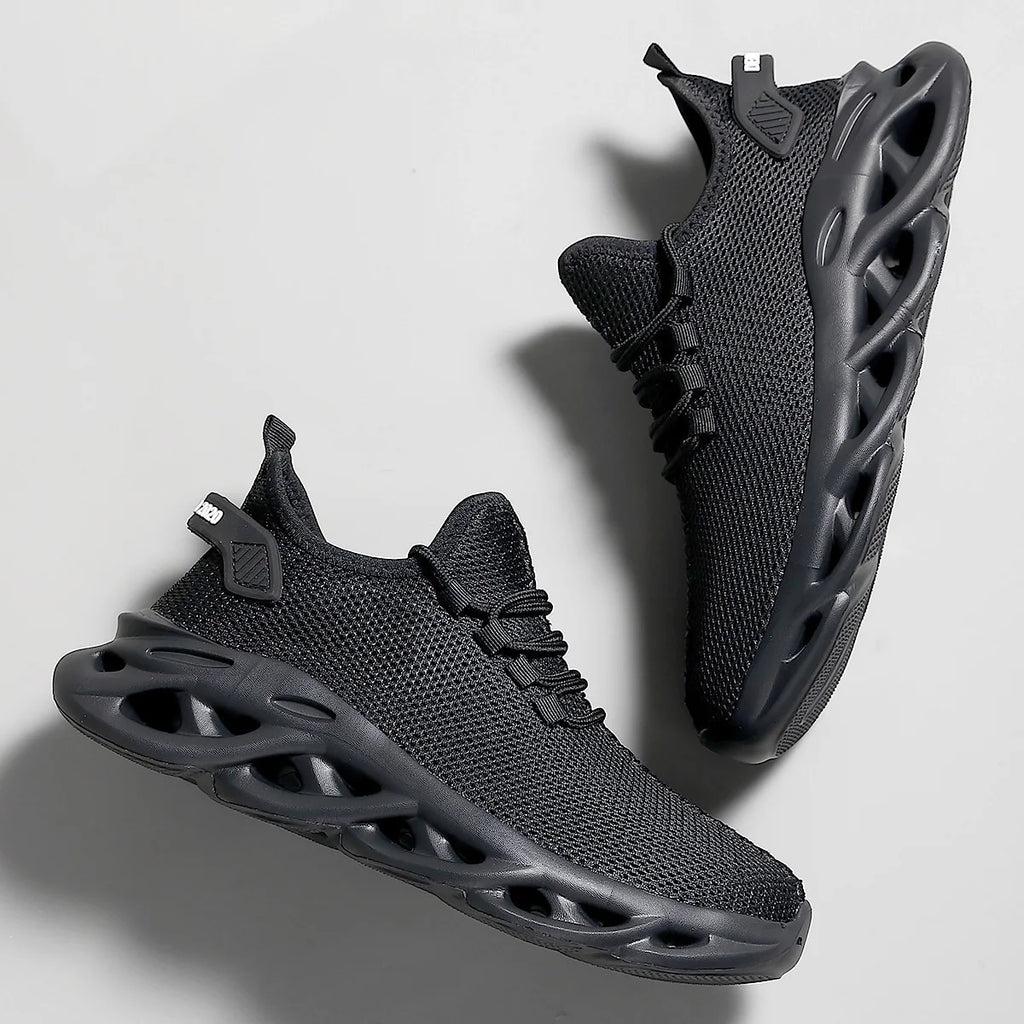 Unisex Breathable Mesh Sneakers with 3cm Height Advantage