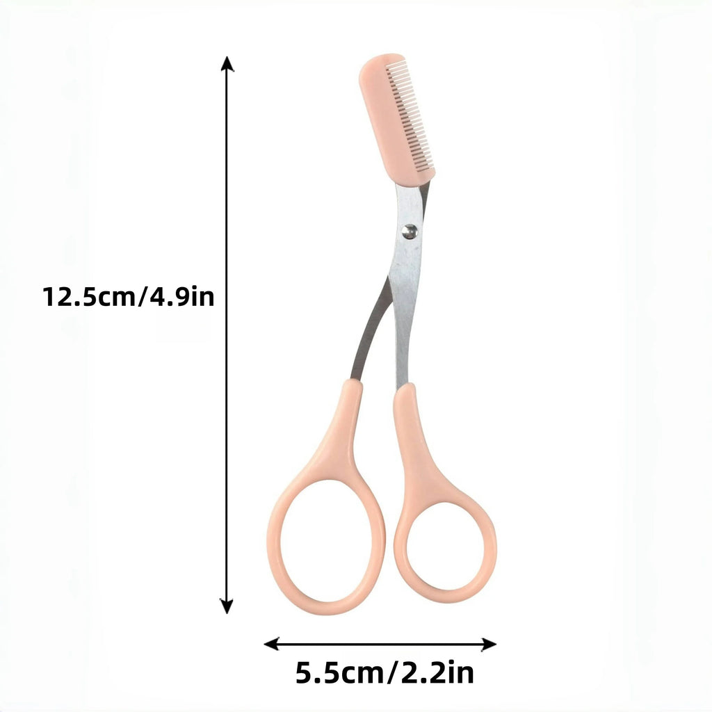 Brow Duo | Stainless Steel Grooming Scissors for Flawless Brows