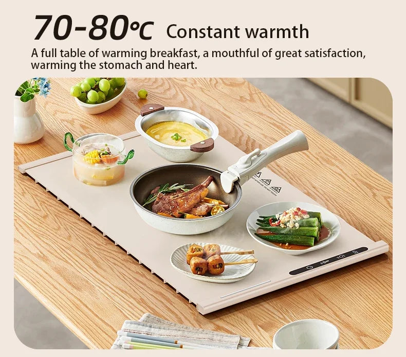 Modern Hostess Smart Electric Warming Tray: Portable, Fast-Heating Food Mat