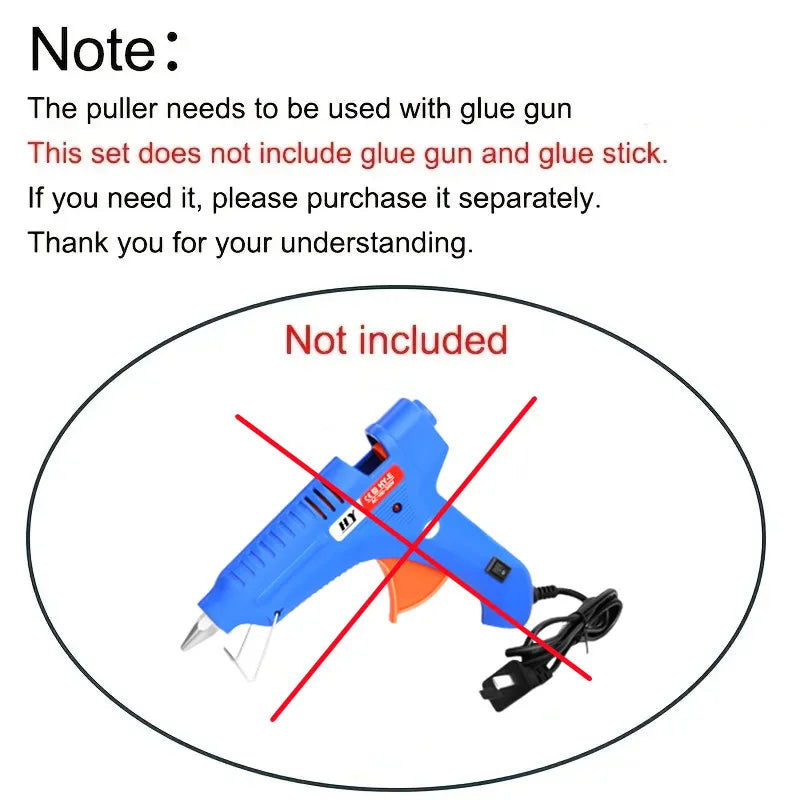 Paintless Car Dent Repair Kit – T-Handle Puller with 18 Professional Glue Tabs