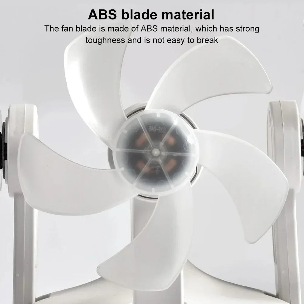 Drone-Design Silent Ceiling Fan Light | Dimmable 3-Color LED & E27 Base with Remote Control