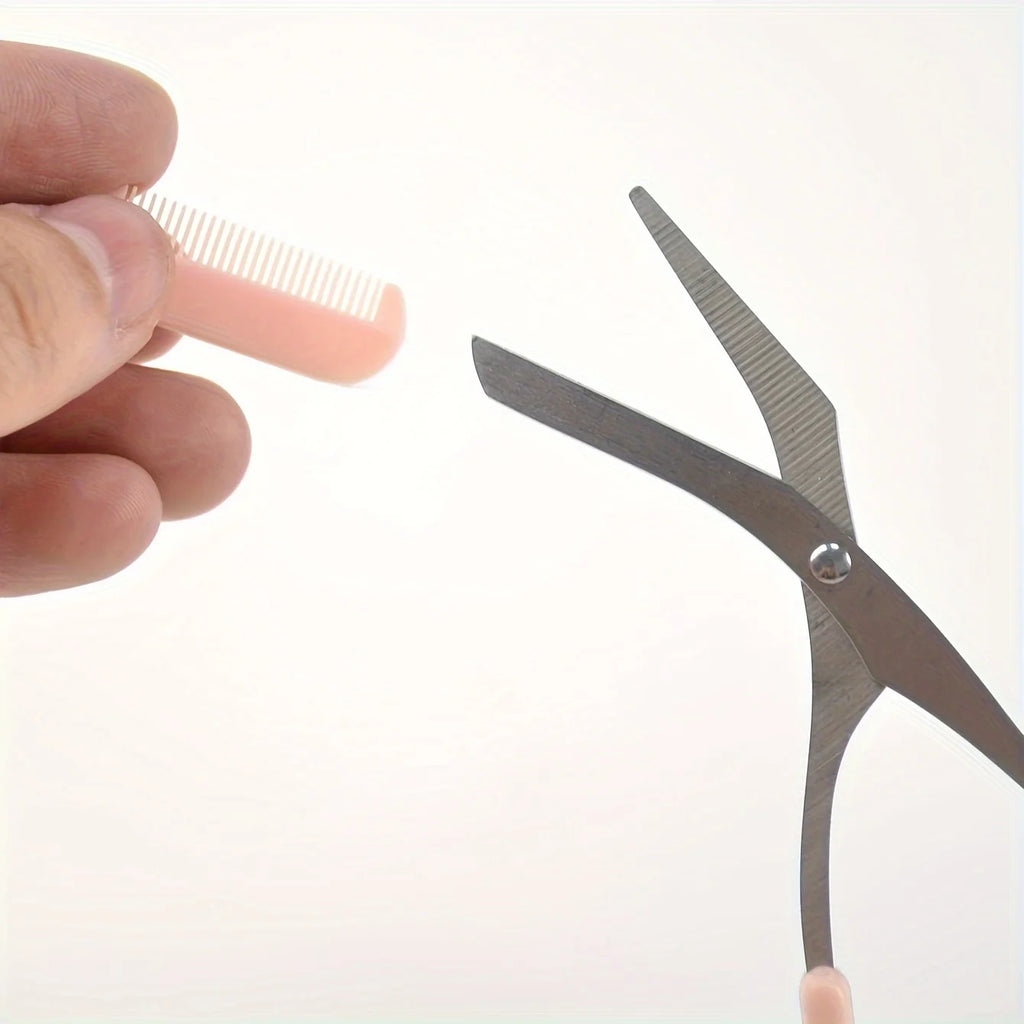 Brow Duo | Stainless Steel Grooming Scissors for Flawless Brows