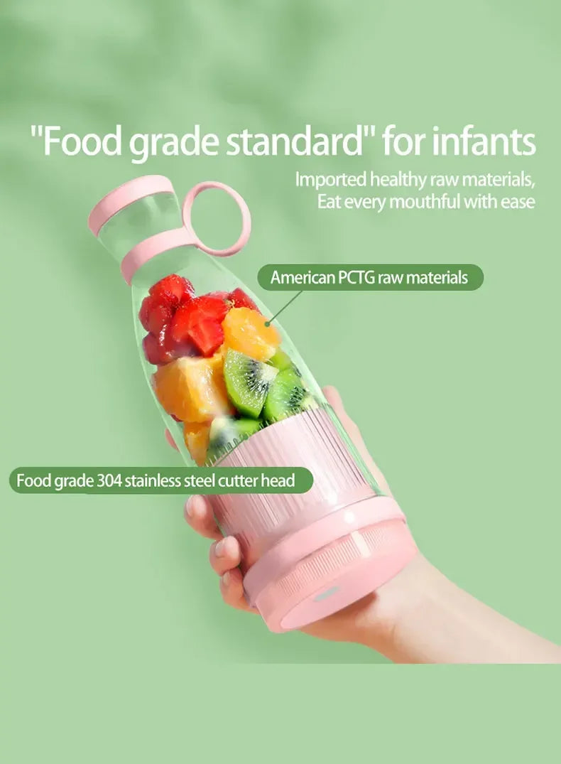 Portable Blender: USB-C Rechargeable Personal Juicer