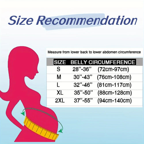 Adjustable Maternity Belly Band for Pregnancy – Lower Back & Abdomen Support Belt for Pain Relief