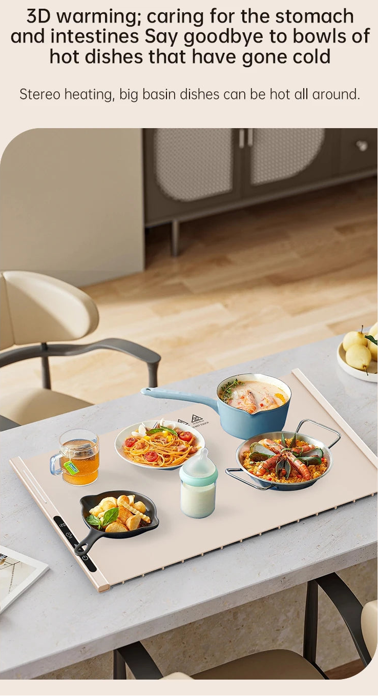 Modern Hostess Smart Electric Warming Tray: Portable, Fast-Heating Food Mat