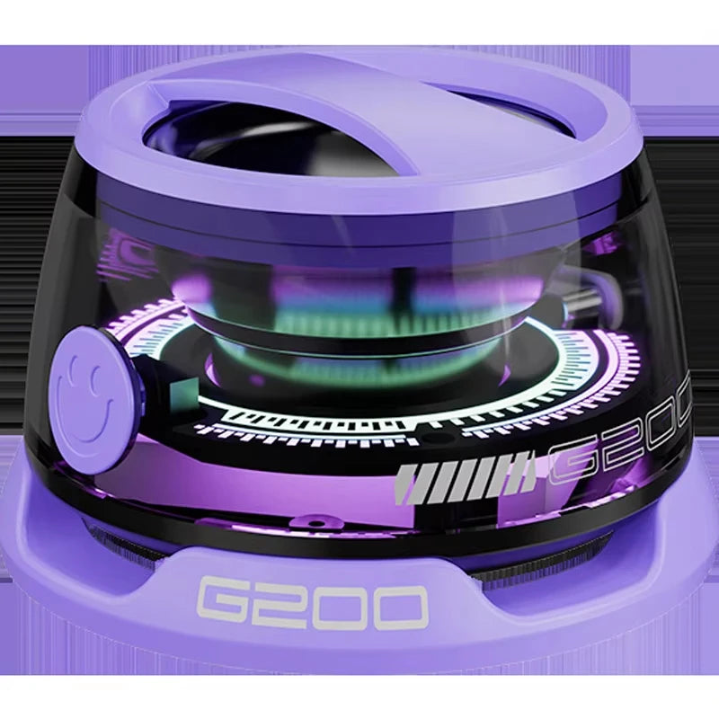 The Nomad Pod: Magnetic Bluetooth Travel Speaker with Pulsating RGB Glow