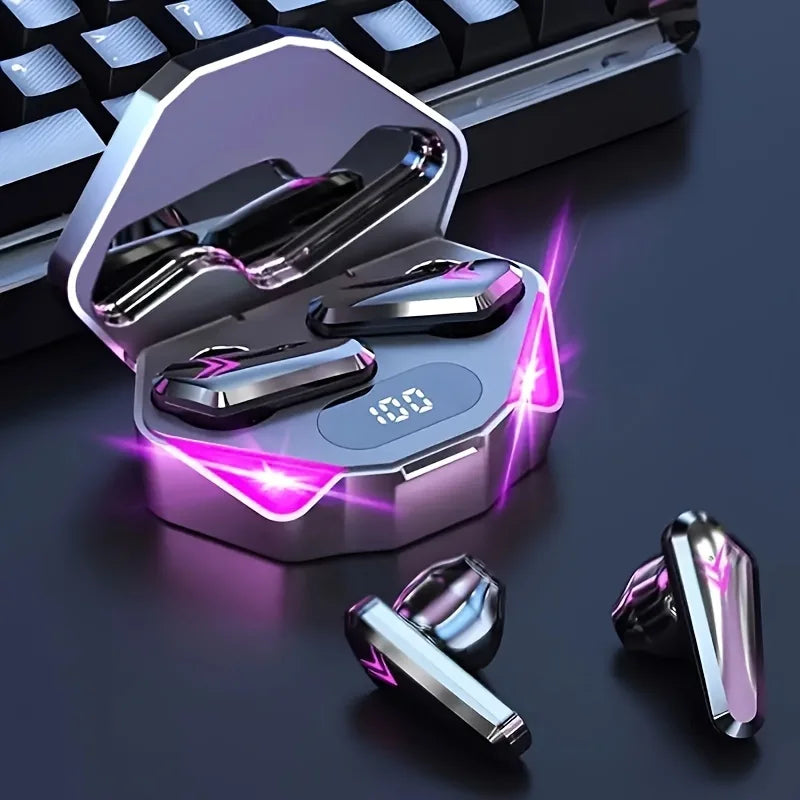 Wireless Bluetooth 5.3 Earbuds with Smart LED Power Display