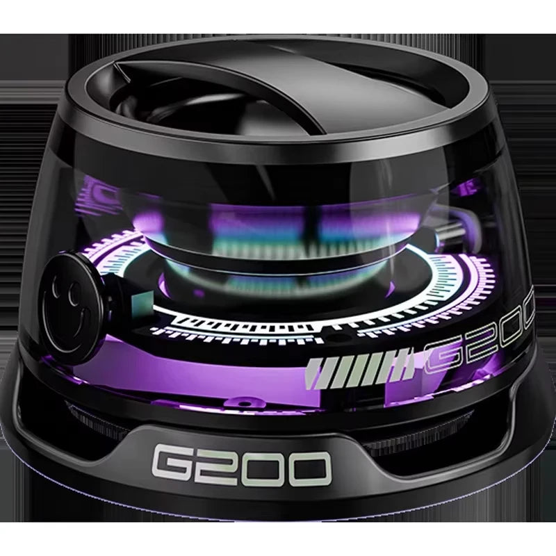 The Nomad Pod: Magnetic Bluetooth Travel Speaker with Pulsating RGB Glow