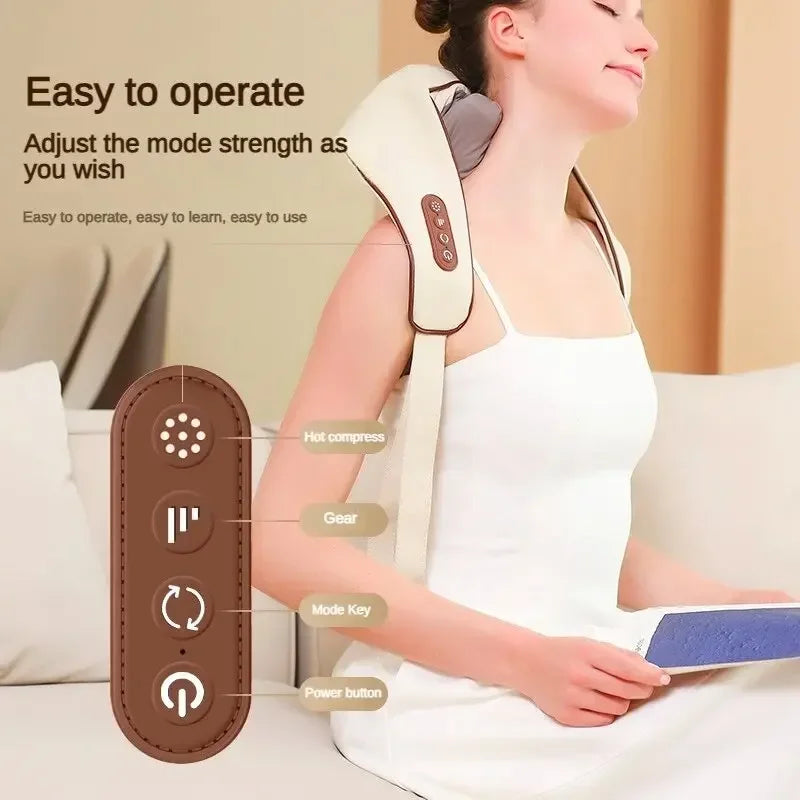N7 Massager | All-Body Deep Tissue Thermal Shawl