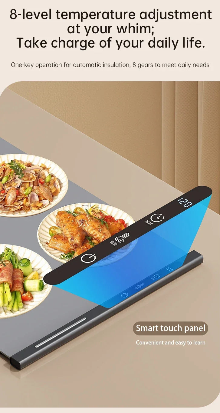 Modern Hostess Smart Electric Warming Tray: Portable, Fast-Heating Food Mat