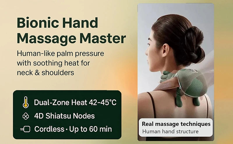 Bionic Massage Shawl | Targeted Cervical & Muscle Recovery
