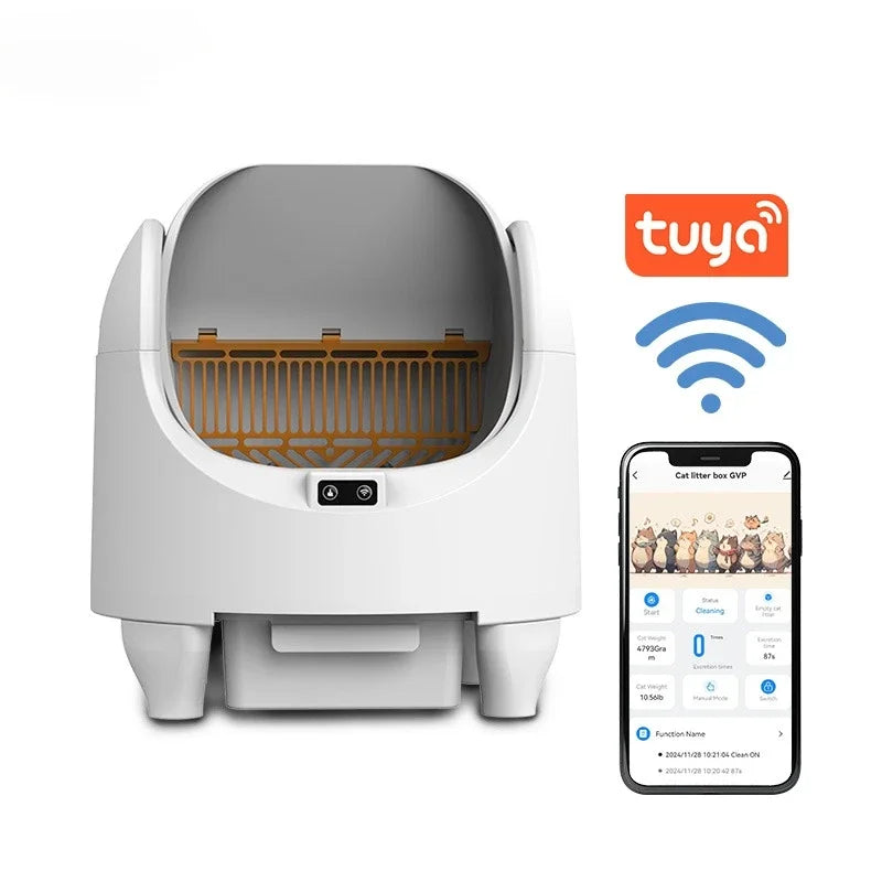 Smart Cat Toilet: App-Controlled, Self-Cleaning & Odor