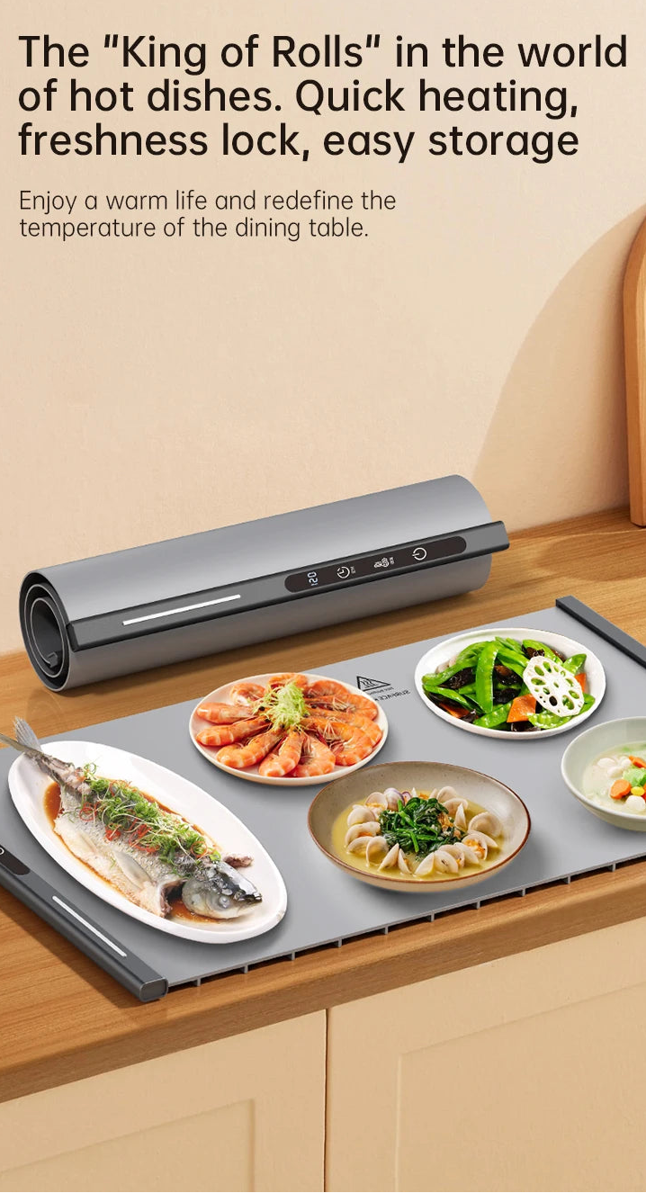 Modern Hostess Smart Electric Warming Tray: Portable, Fast-Heating Food Mat