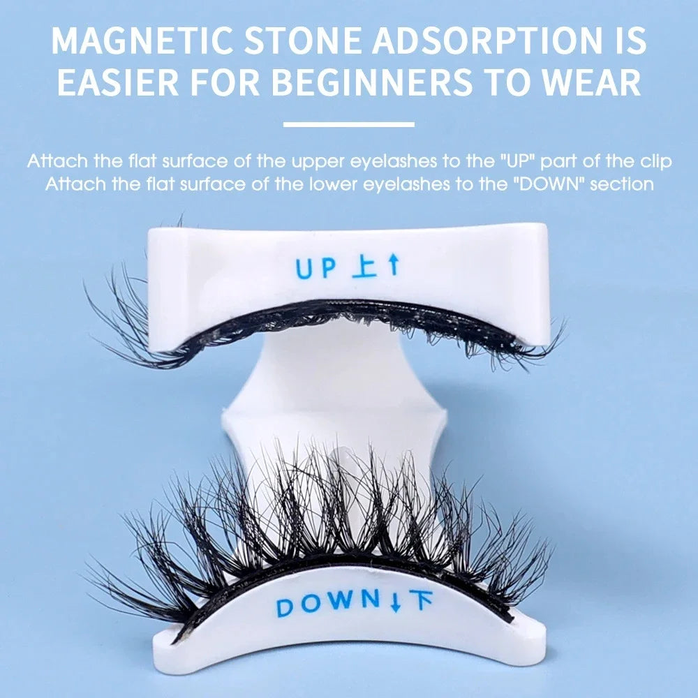 The 5-Second Lash Master: Magnetic Tweezer & Curler for 3D Mink Lashes