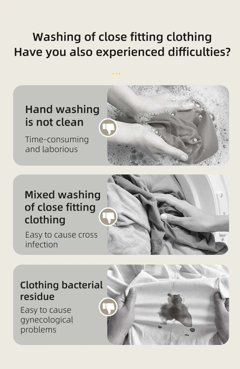 Miniature Wireless Washing Machine: Specialized Care for Underwear, Socks & Pet Wear