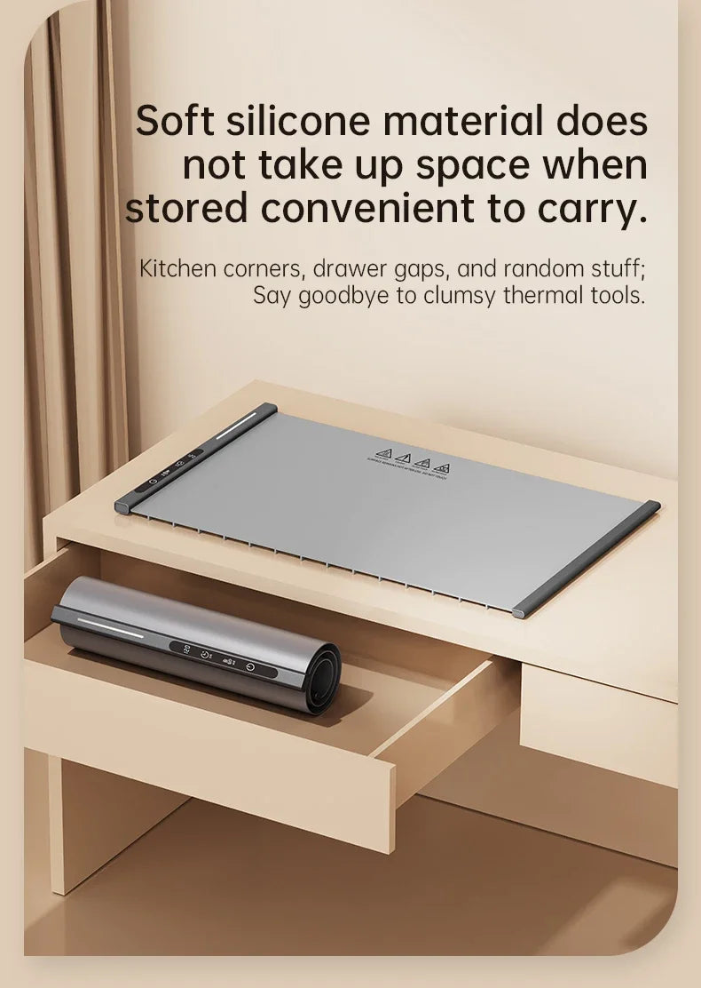 Modern Hostess Smart Electric Warming Tray: Portable, Fast-Heating Food Mat