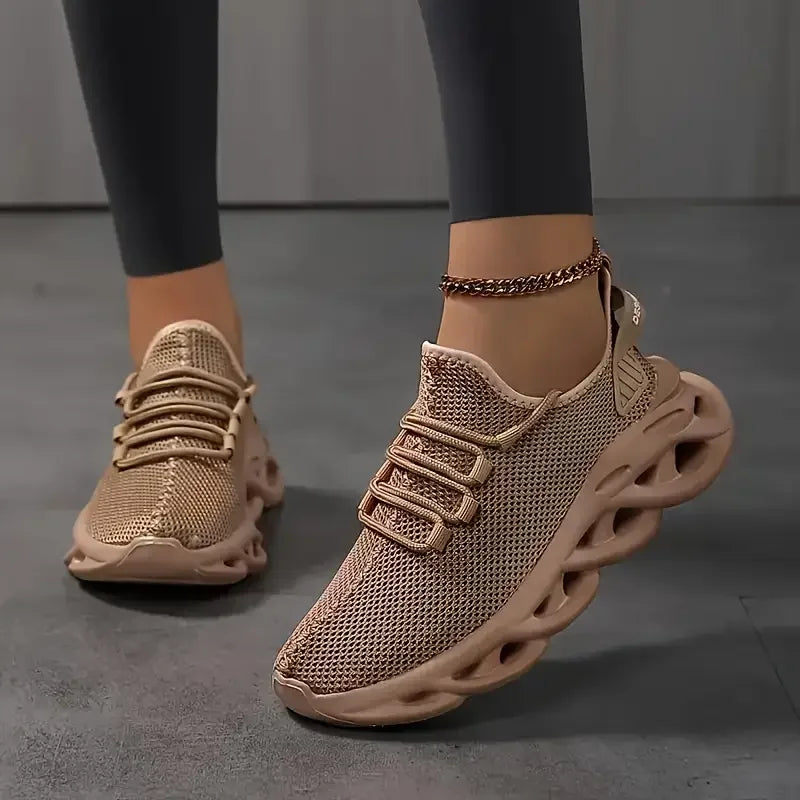 Unisex Breathable Mesh Sneakers with 3cm Height Advantage