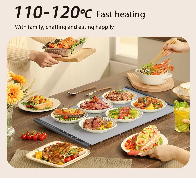 Modern Hostess Smart Electric Warming Tray: Portable, Fast-Heating Food Mat