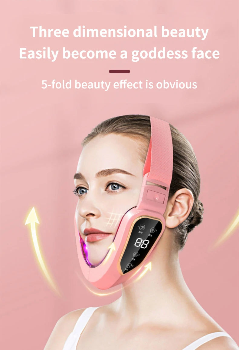 LED V-Face Lifting Massager – Photon Therapy & EMS Slimming Tool