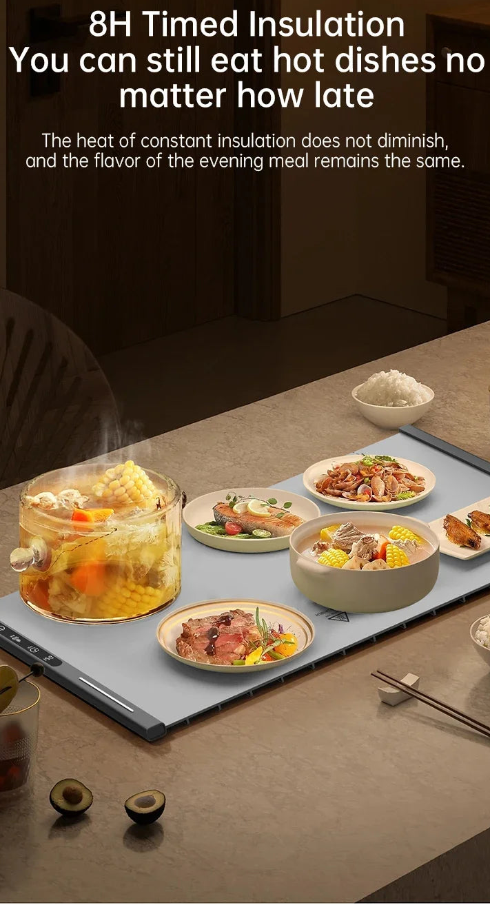 Modern Hostess Smart Electric Warming Tray: Portable, Fast-Heating Food Mat