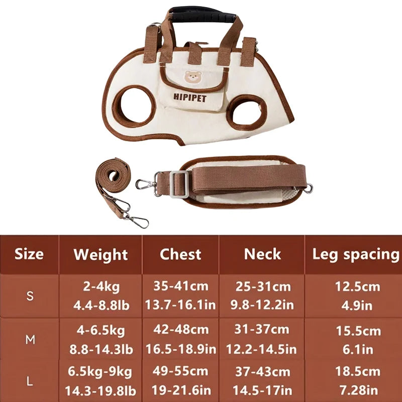 The Urban Pet Sling | Lightweight Adjustable Carrier for Cats & Small Dogs