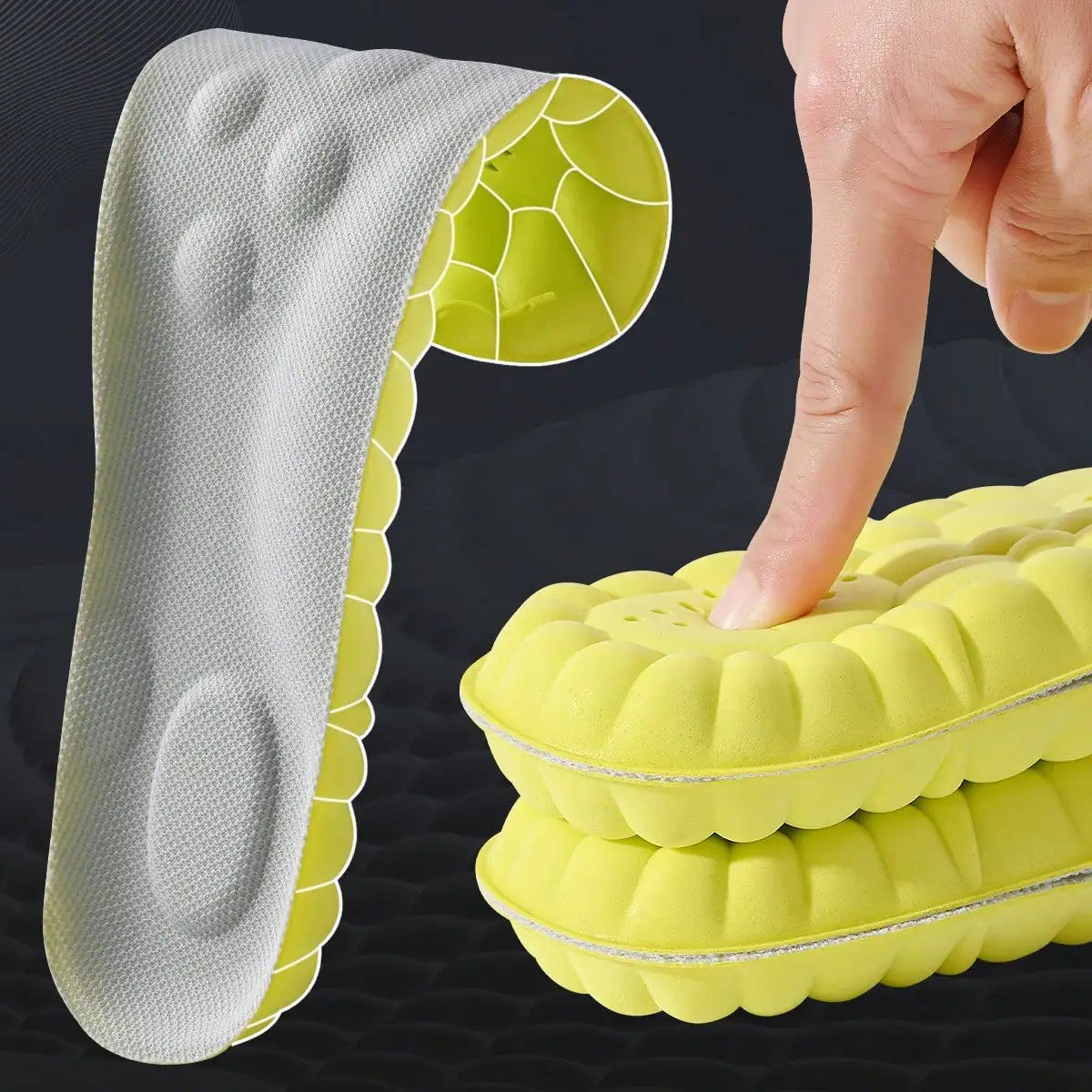The 12-Hour Comfort Pad: Breathable Shock-Absorbing Arch Support Insoles