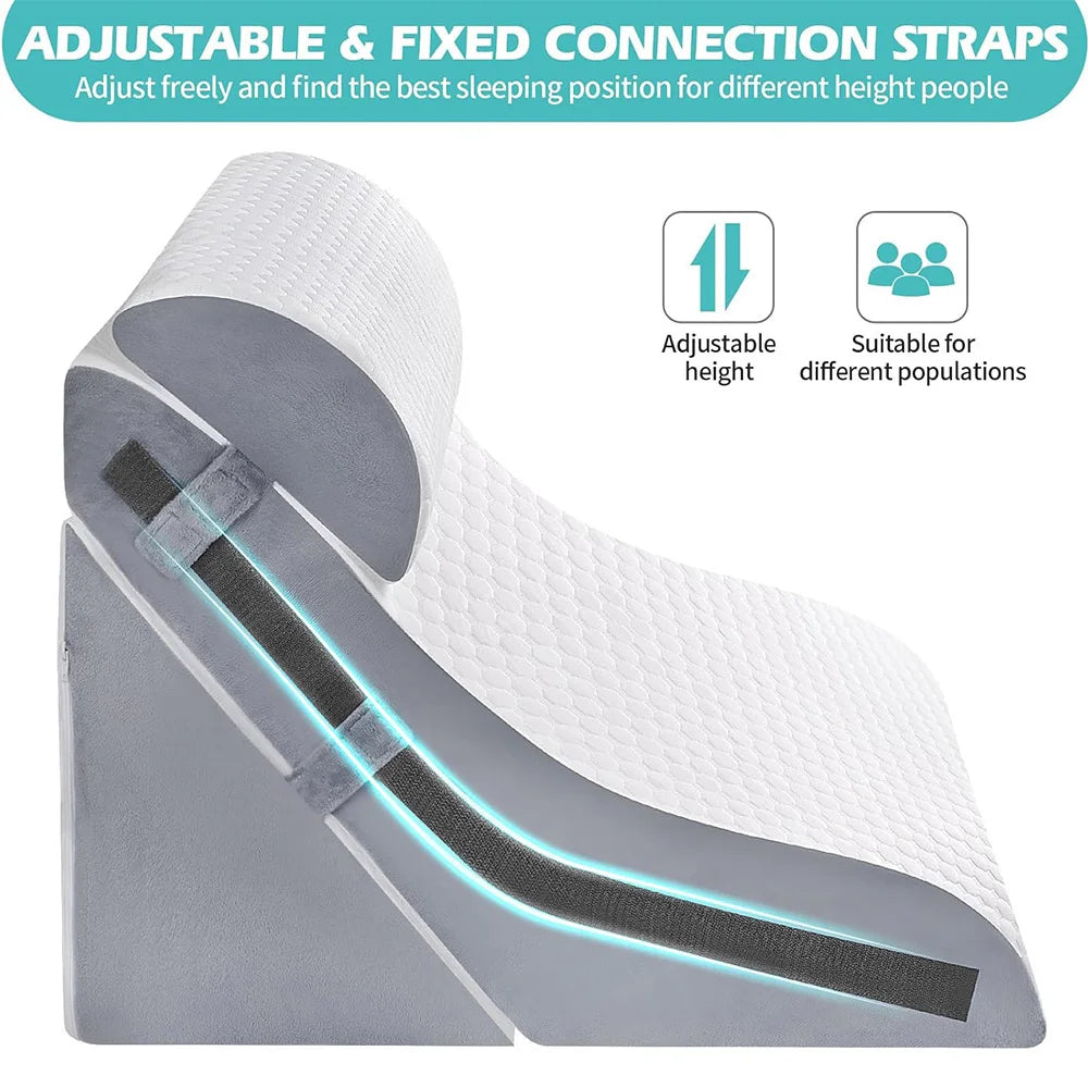20-in-1 Orthopedic Wedge System | Modular Memory Foam Recovery Set