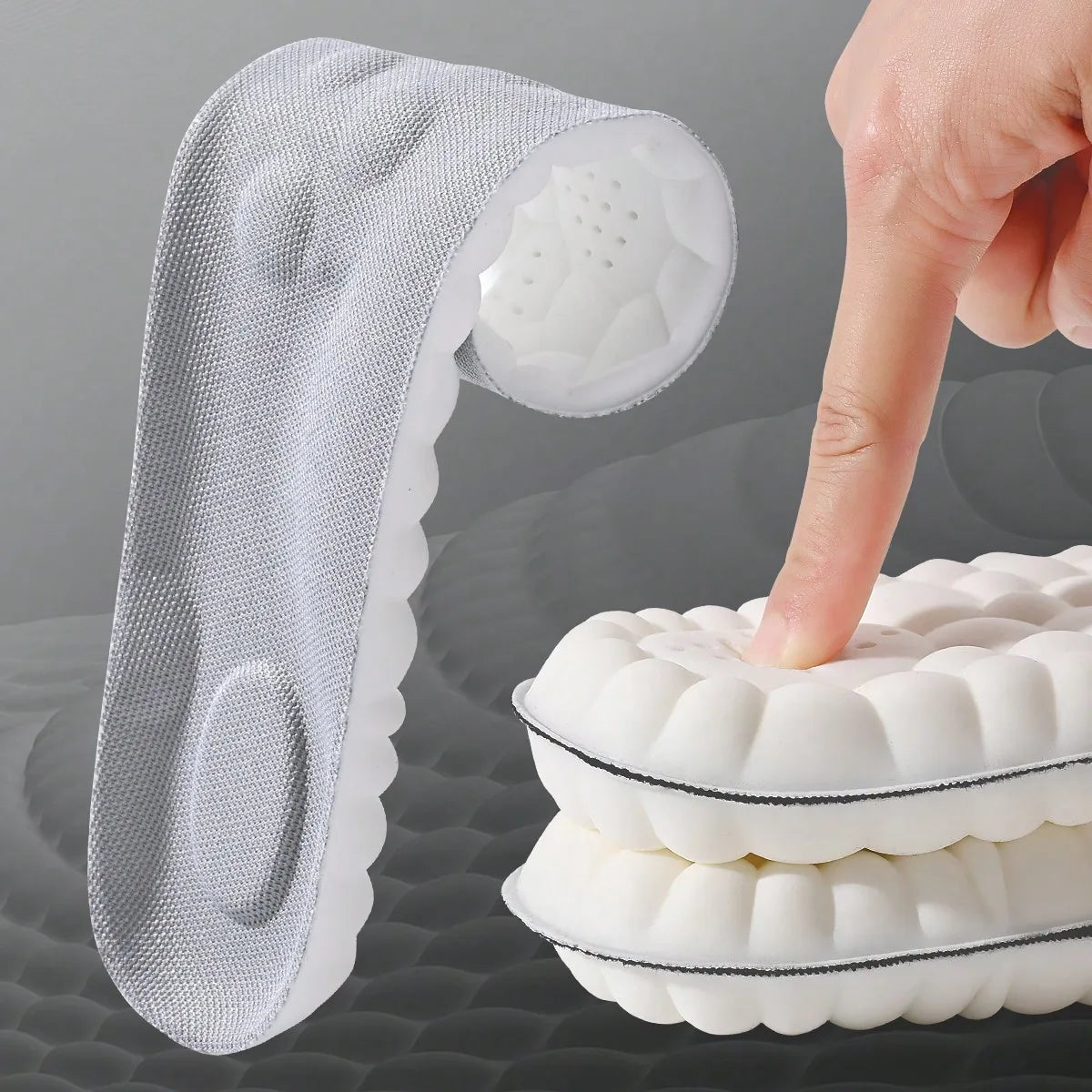 The 12-Hour Comfort Pad: Breathable Shock-Absorbing Arch Support Insoles
