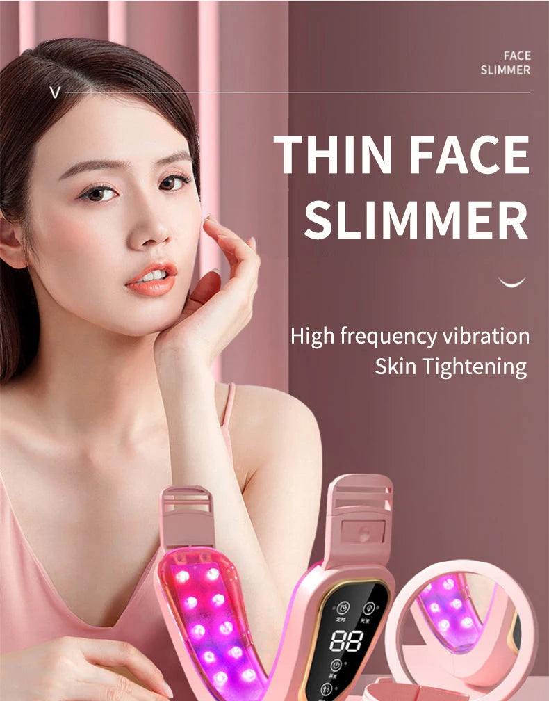 LED V-Face Lifting Massager – Photon Therapy & EMS Slimming Tool