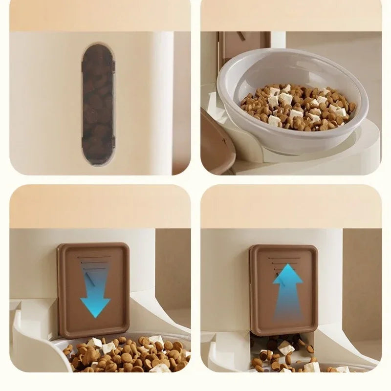 The 24/7 Auto-Refill Station: Exquisite Pet Bowl & Constant-Flow Fountain