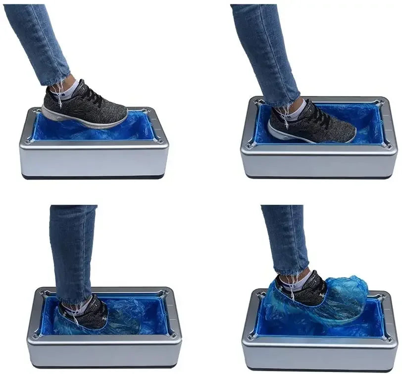 SmartStep Automatic Shoe Cover Machine: Portable & Hands-Free Protection