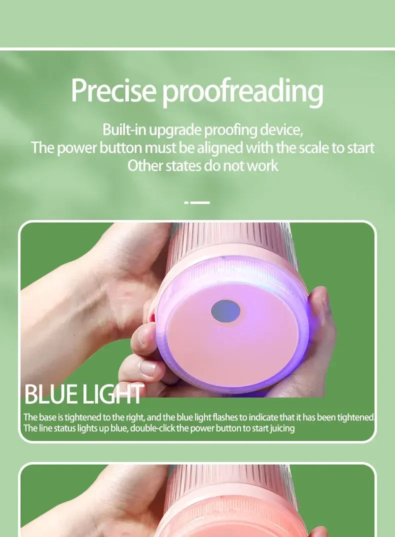 Portable Blender: USB-C Rechargeable Personal Juicer