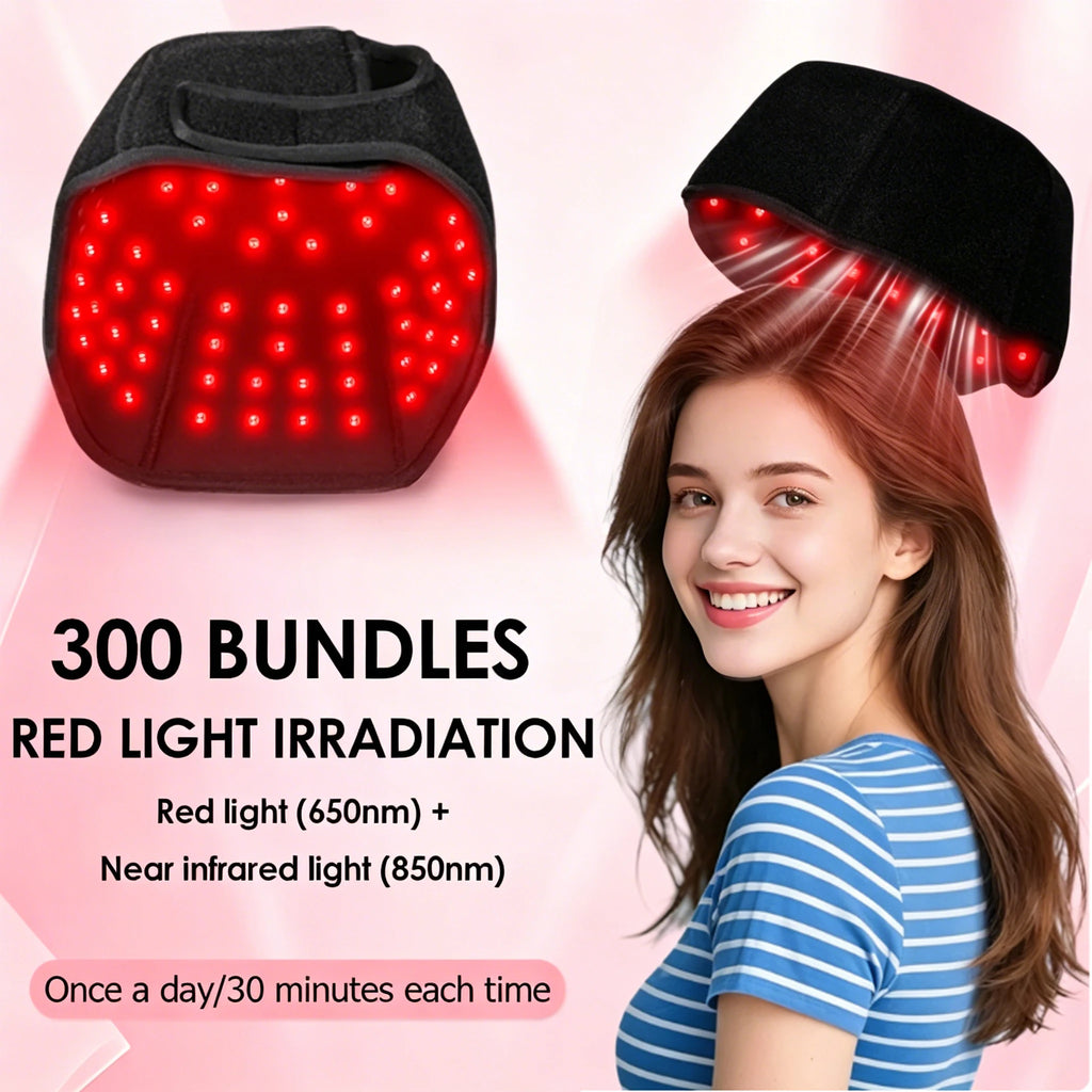 Red Light Therapy Cap for Hair Growth & Thinning – 660nm & 850nm Infrared LED Scalp Care Hat