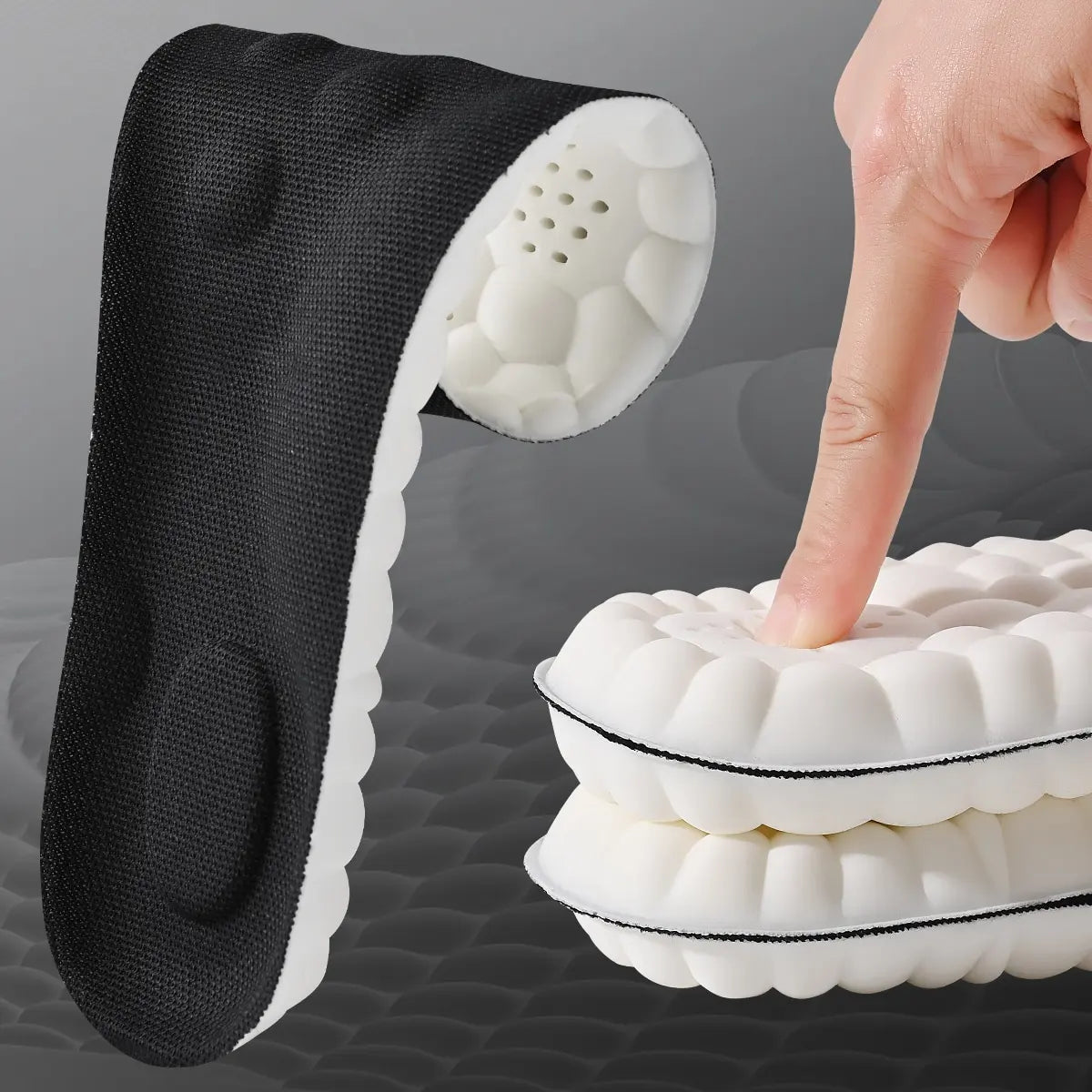 The 12-Hour Comfort Pad: Breathable Shock-Absorbing Arch Support Insoles
