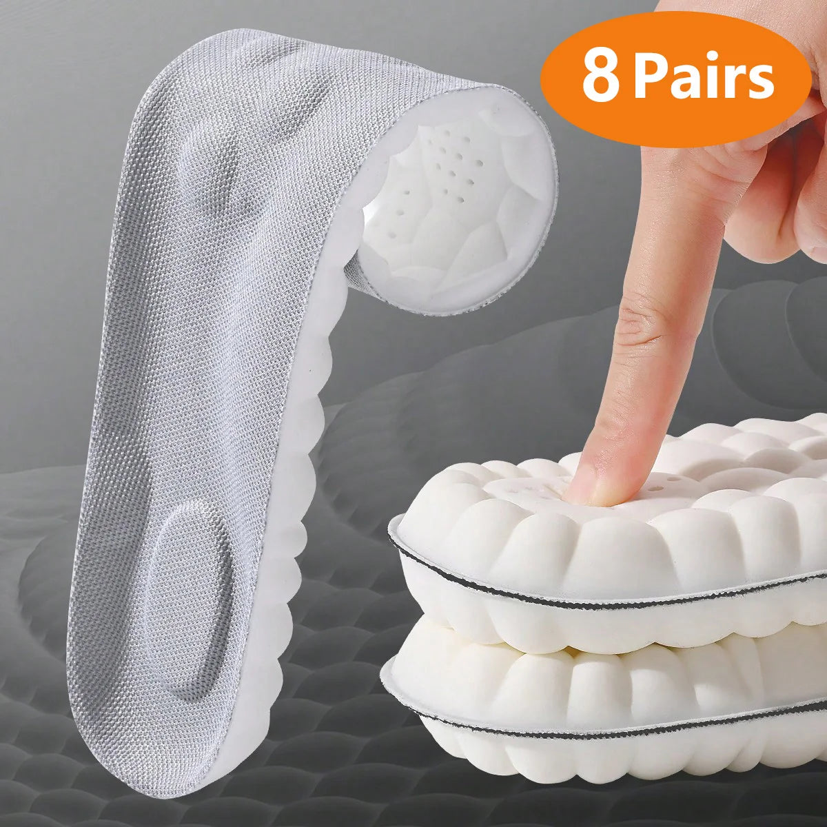 The 12-Hour Comfort Pad: Breathable Shock-Absorbing Arch Support Insoles