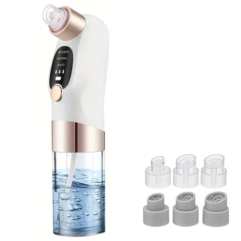 Professional Facial Pore Cleaner – 5-Probe Gentle Blackhead Vacuum & Skin Purifier