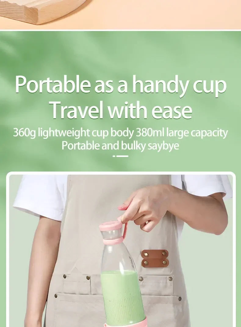 Portable Blender: USB-C Rechargeable Personal Juicer