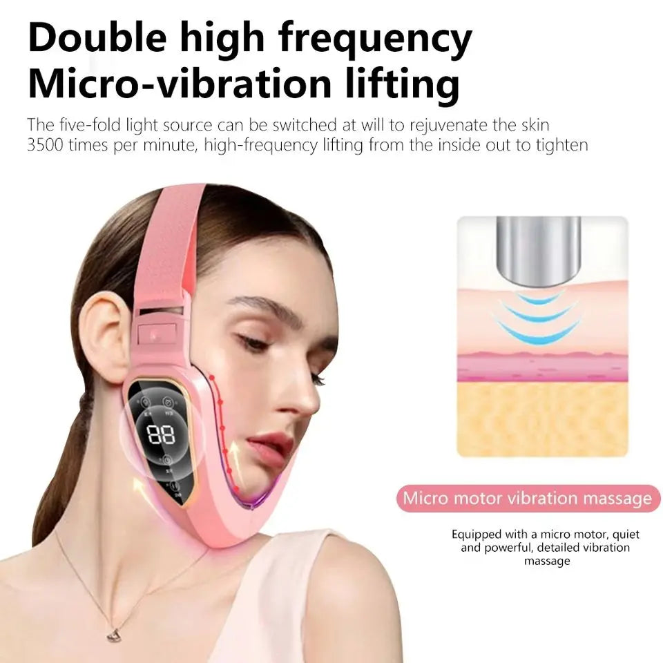 LED V-Face Lifting Massager – Photon Therapy & EMS Slimming Tool