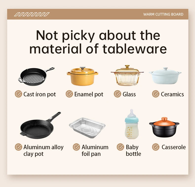 Modern Hostess Smart Electric Warming Tray: Portable, Fast-Heating Food Mat