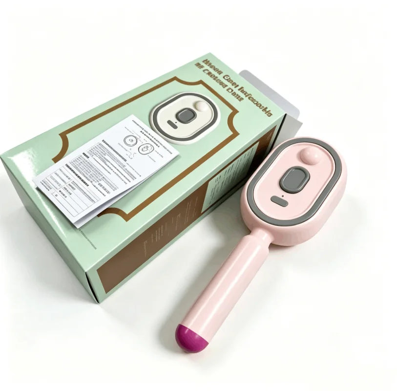 Electric Steam Hair Brush with Water Spray – USB-C Rechargeable Detangling & Anti-Frizz Brush