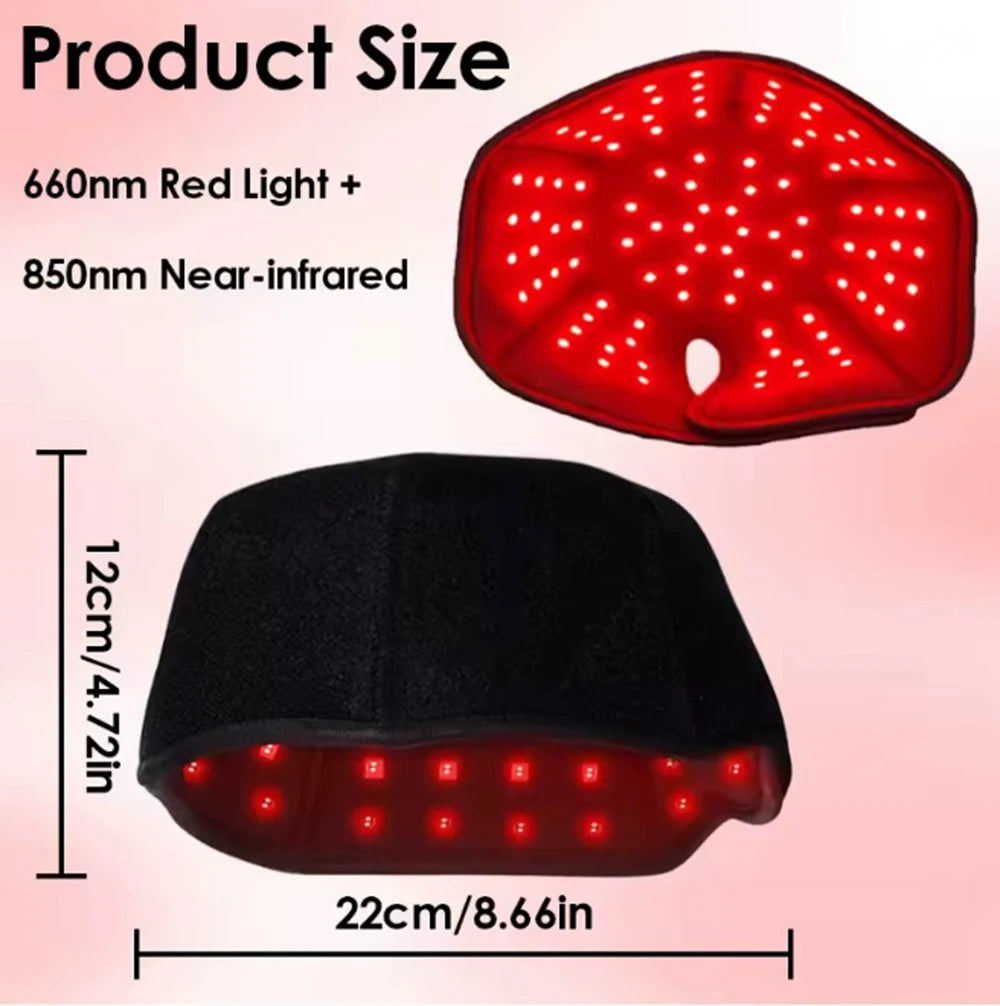 Red Light Therapy Cap for Hair Growth & Thinning – 660nm & 850nm Infrared LED Scalp Care Hat