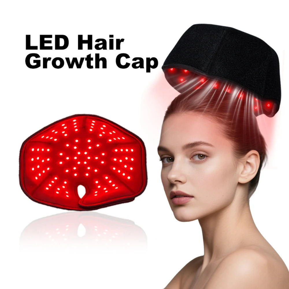 Red Light Therapy Cap for Hair Growth & Thinning – 660nm & 850nm Infrared LED Scalp Care Hat