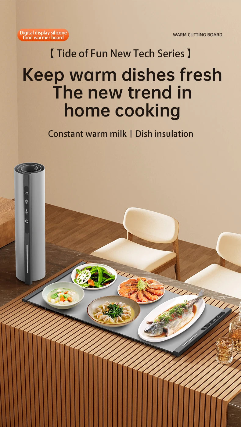 Modern Hostess Smart Electric Warming Tray: Portable, Fast-Heating Food Mat